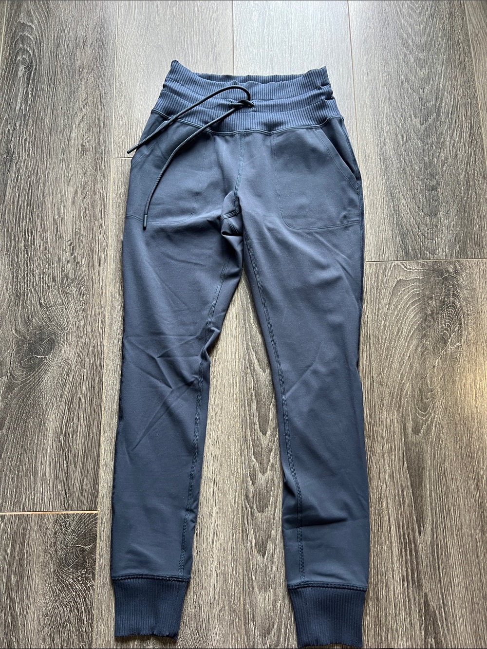 Avalanche Navy Blue Ankle-Length Jogger Pants